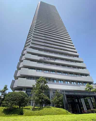 港区のプリオタワー 外観1