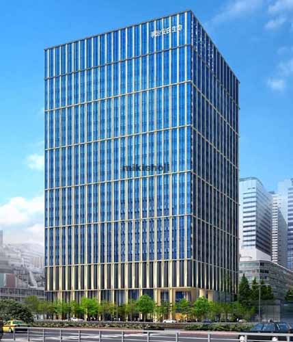 西新宿の明治安田新宿ビル（仮称） 外観1