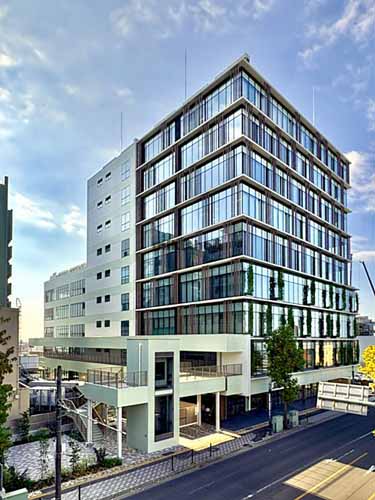 前橋市のＪＯＭＯスクエア　オフィス棟 外観1