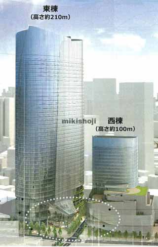 赤坂・元赤坂の赤坂二・六丁目地区開発計画（東棟） 外観1