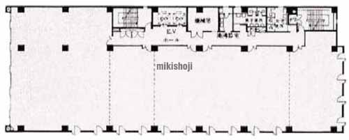 中央区北の北一条第一生命ビルディング 平面1