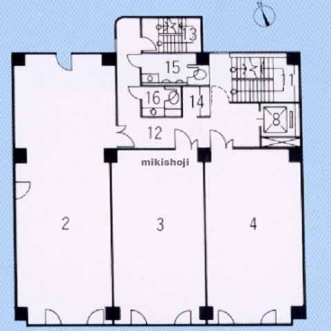 白石区の第３タヂカビル 平面1