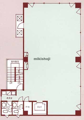 タウンパーク２４ビル 平面1