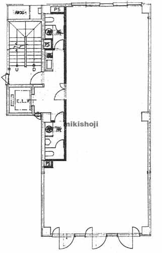 中央区北の三博ビル 平面1
