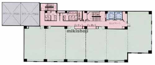 函館市の五稜郭フコク生命ビル 平面1
