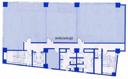 函館市の太陽生命函館ビル 平面1