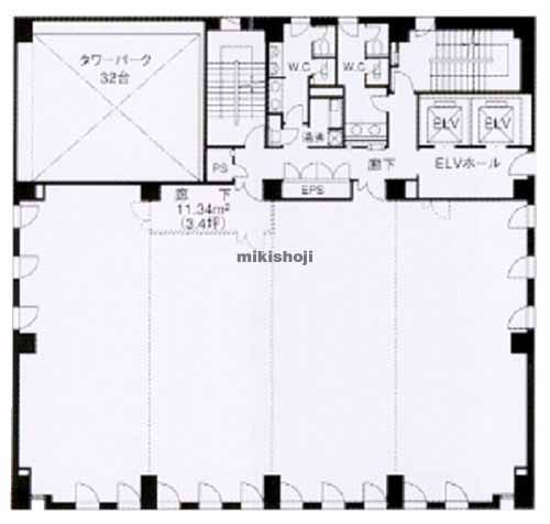 苫小牧市のステーションプラザ苫小牧 平面1