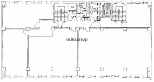 室蘭市のエフケービル 平面1
