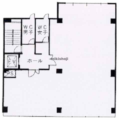 小樽市の小樽駅前ビル 平面1