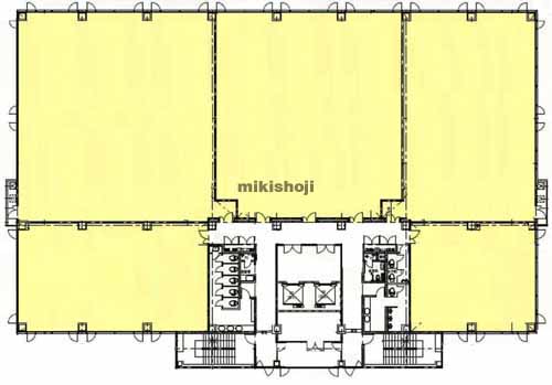 江別市のえべつみらいビル 平面1