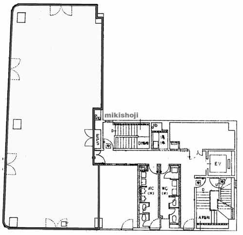 小樽市の太陽生命小樽ビル 平面1