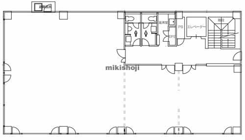北見市のノースウイングビル 平面1