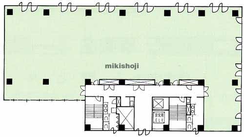 五橋・北目町の五橋ビル 平面1
