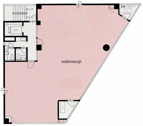 若林区の新寺ＫＳビル 平面1