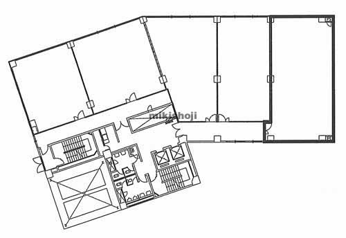 中央・橋本の明治安田生命青森中央ビル 平面1