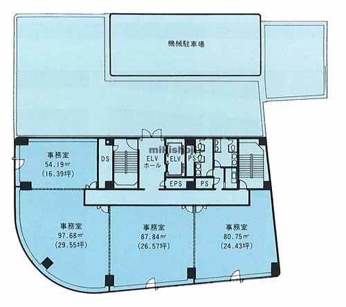 中央・橋本のコーナーフロント青森 平面1