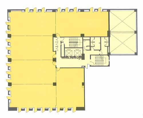 盛岡駅前通の盛岡フコク生命ビル 平面1