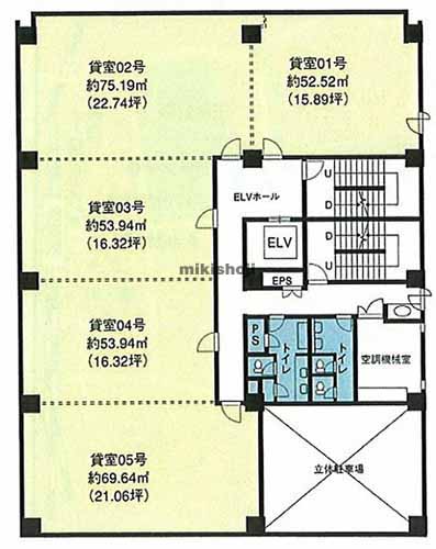 秋田大町ビル 平面1