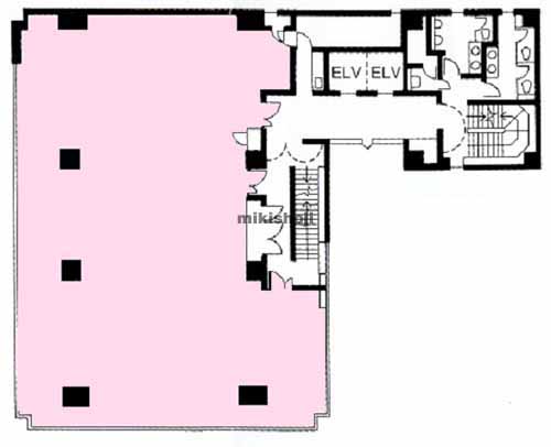 秋田朝日生命丸島ビル 平面1
