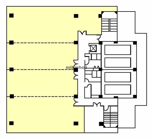東原町・松波の損保ジャパン山形ビル 平面1