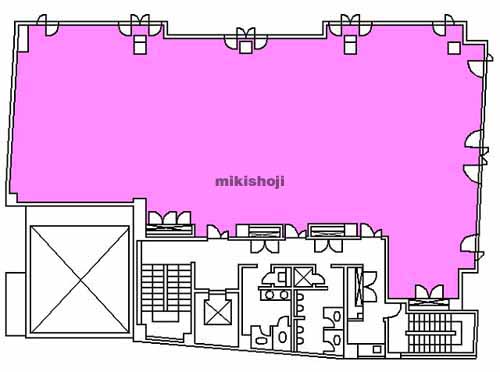 駅前・大町・中町のシゲキ郡山ビル 平面1