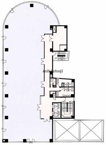 中央の仙台ＫＹビル 平面1