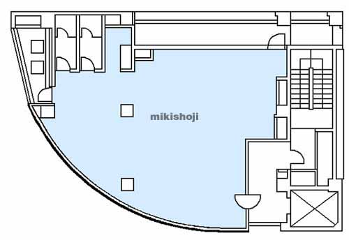 中央のほうげつビル 平面1