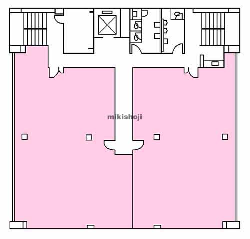 太陽生命秋田ビル 平面1