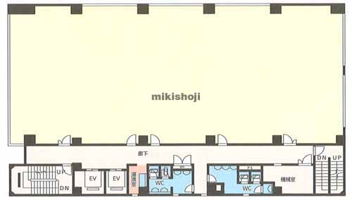 中央・橋本の日進青森ビル 平面1