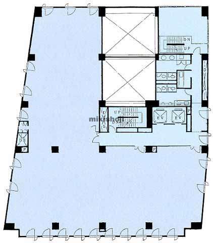中央・橋本の大樹生命青森ビル 平面1