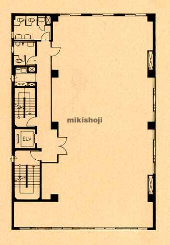 大崎市の古川駅前ビル 平面1