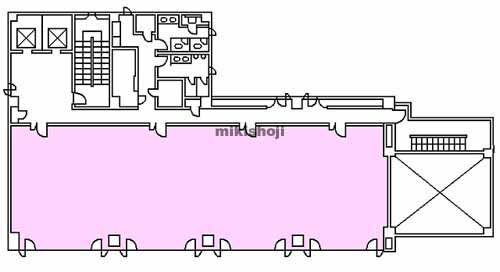中央通・本町通の損保ジャパン盛岡ビル 平面1