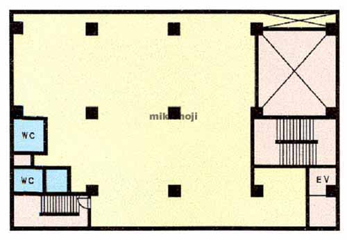 若林区の卸町イーストンビル 平面1