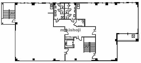 香澄町・十日町の千歳山ビル 平面1