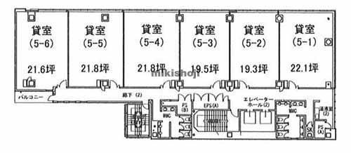 山王の山王マークワン 平面1