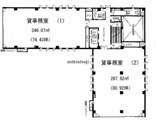プラスタリアビル 平面1