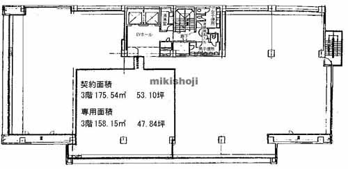 山下町・日本大通の合人社横浜日本大通７ 平面1