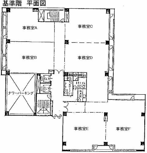 横浜エクセレントⅢビル 平面1