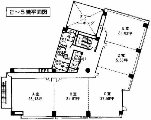 カーニープレイス藤沢ビル 平面1