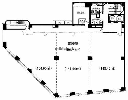 メットライフ川崎ビル 平面1