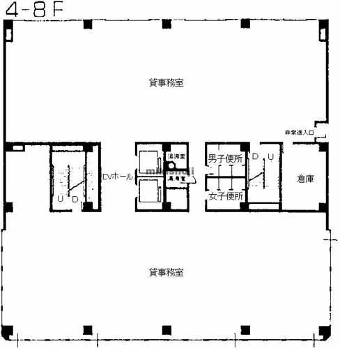 朝日生命川崎ビル 平面1