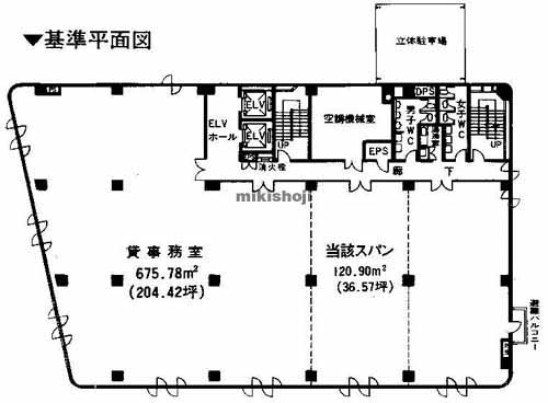 藤沢市の日本生命藤沢駅前ビル 平面1