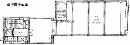平塚市の太陽生命平塚ビル 平面1
