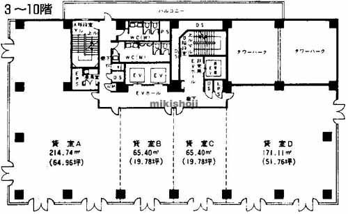 第一伊藤ビル 平面1