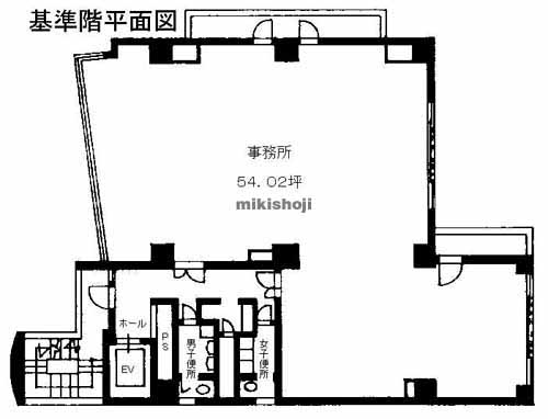 藤沢市の綴（天幸ﾋﾞﾙ５７）ビル 平面1