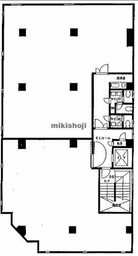高津区のエムスタ第４ビル 平面1