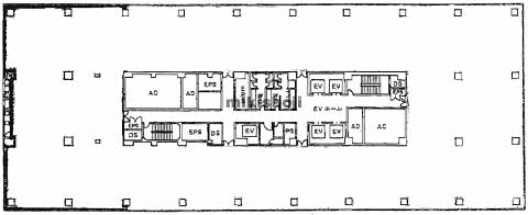 麻生区の新百合トウェンティワンビル 平面1