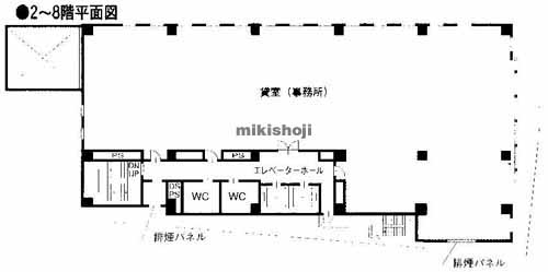 北幸・南幸の横浜楠町ビル 平面1