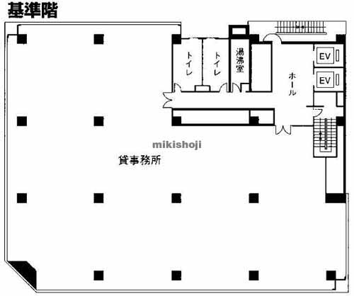中原区の小杉ビルディング 平面1
