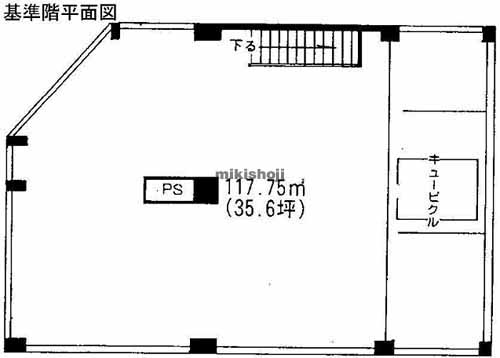 弁三ビル 平面1